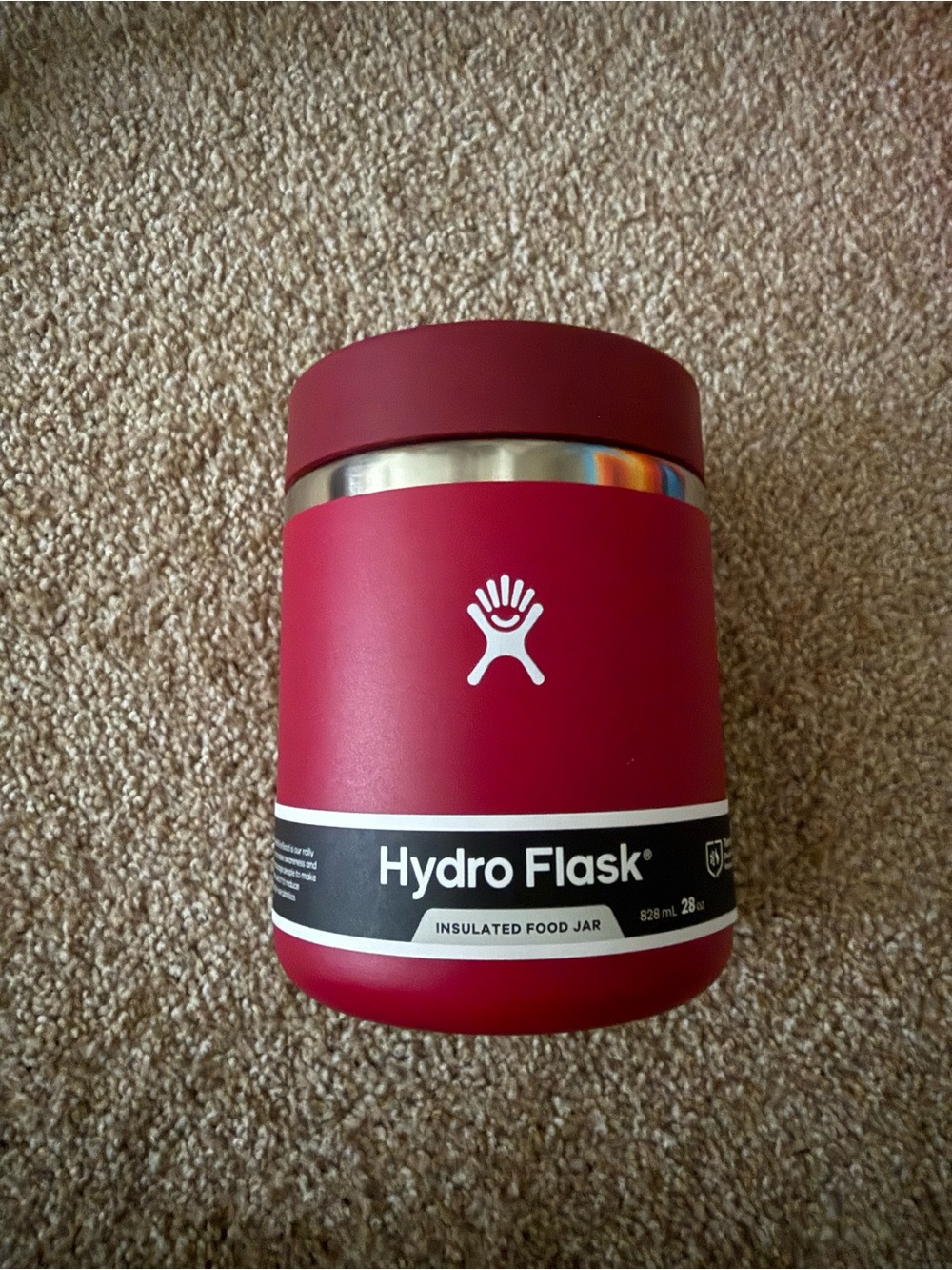Hydro Flask Insulated Food Jar - Red